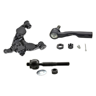 MOOG® - Front Passenger Side Lower Control Arm and Tie Rod End Kit