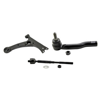 MOOG® - Front Passenger Side Lower Control Arm and Tie Rod End Kit