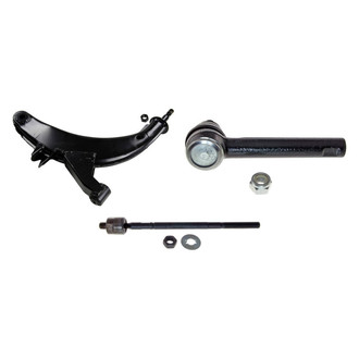 MOOG® - Front Passenger Side Lower Control Arm and Tie Rod End Kit