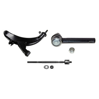 MOOG® - Front Passenger Side Lower Control Arm and Tie Rod End Kit