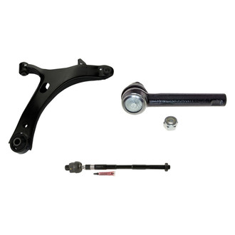 MOOG® - Front Passenger Side Lower Control Arm and Tie Rod End Kit