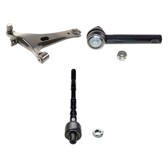 MOOG® - Front Passenger Side Lower Control Arm and Tie Rod End Kit