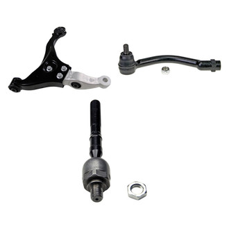 MOOG® - Front Passenger Side Lower Control Arm and Tie Rod End Kit