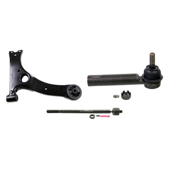 MOOG® - Front Passenger Side Lower Control Arm and Tie Rod End Kit