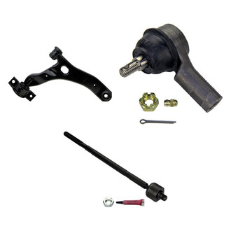 MOOG® - Front Passenger Side Lower Control Arm and Tie Rod End Kit