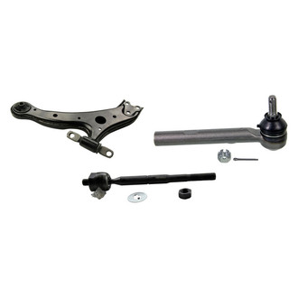 MOOG® - Front Passenger Side Lower Control Arm and Tie Rod End Kit