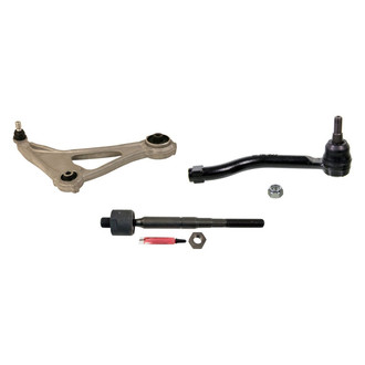 MOOG® - Front Passenger Side Lower Control Arm and Tie Rod End Kit