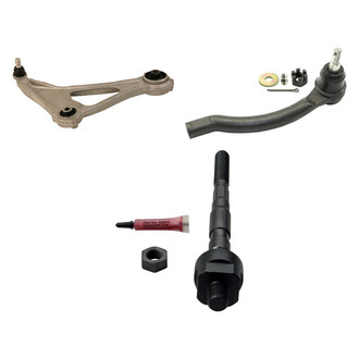 MOOG® - Front Passenger Side Lower Control Arm and Tie Rod End Kit