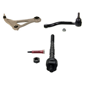 MOOG® - Front Passenger Side Lower Control Arm and Tie Rod End Kit