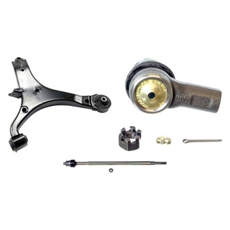 MOOG® - Front Passenger Side Lower Control Arm and Tie Rod End Kit
