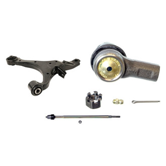 MOOG® - Front Passenger Side Lower Control Arm and Tie Rod End Kit