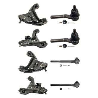 MOOG® - Front Lower and Upper Control Arm with Ball Joint and Tie Rod End Kit