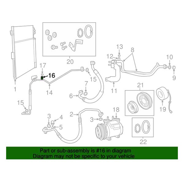 Mopar® - A/C Service Valve Core