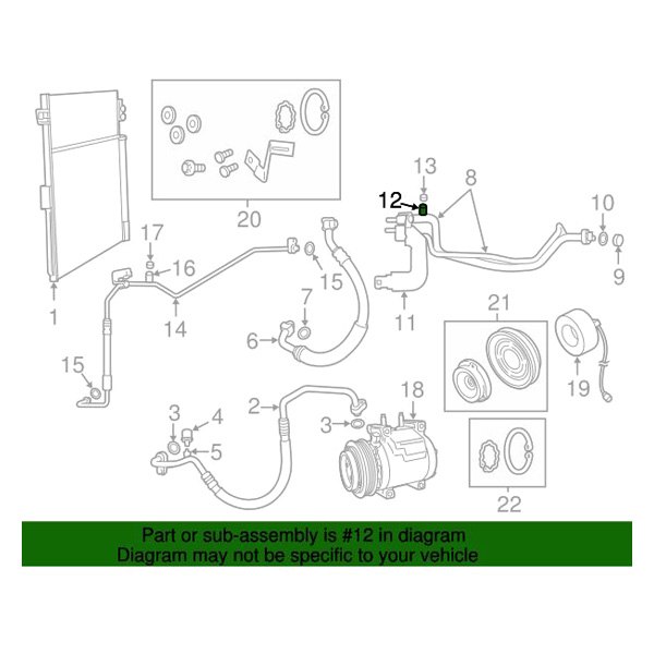 Mopar® - A/C Service Valve Core