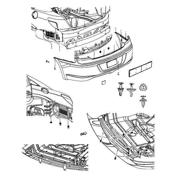 Mopar® - License Plate Bracket