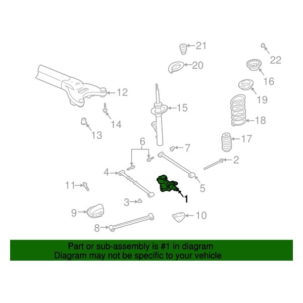 Chrysler OE 4581068AB - Rear Right Suspension Knuckle