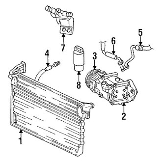 Mopar® - A/C Refrigerant Suction Hose