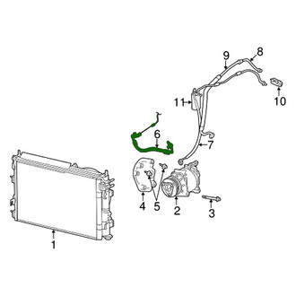Mopar® - A/C Refrigerant Discharge Hose
