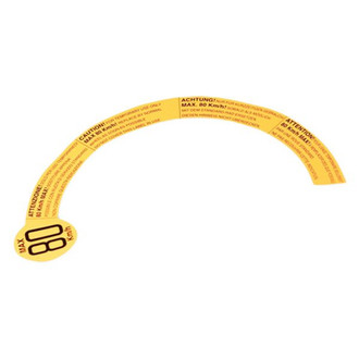 Mopar® - Temporary Spare Tire Warning Label