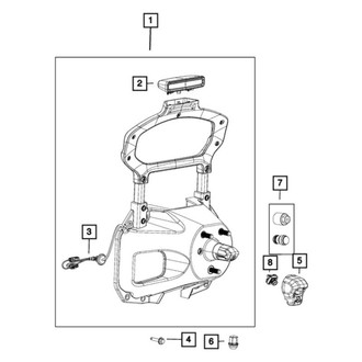 Mopar® - Fuel Filler Door Lock Actuator Bracket