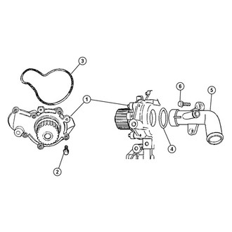 Dodge OE - Engine Water Pump