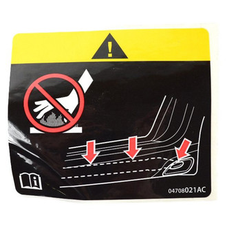 Mopar® - Exhaust Warning Label