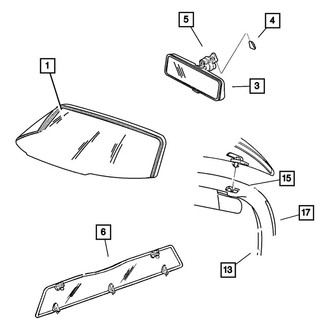 Mopar® - 05 Lite Glass Windshield