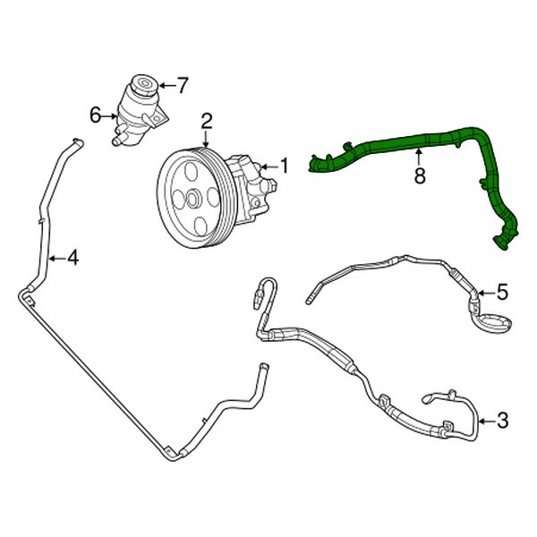 Power Steering Reservoir Hose