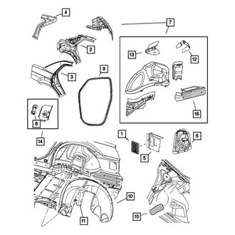 Mopar® - Quarter Panel Gutter