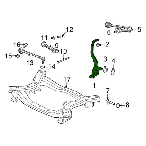 Mopar® - Front Passenger Side Steering Knuckle