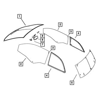 Mopar® - 30 Lite Glass Windshield