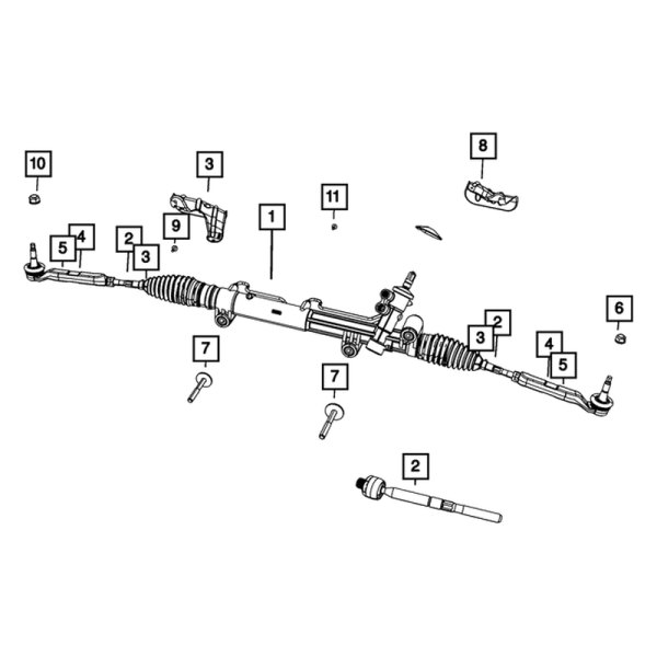 Mopar® - Rack and Pinion Gear