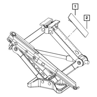 Mopar® - Jack Caution Label