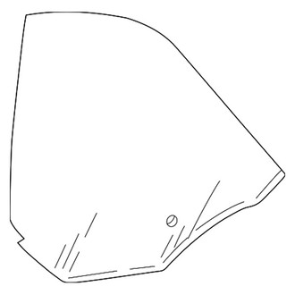 Chrysler OE - Rear Left Quarter Glass