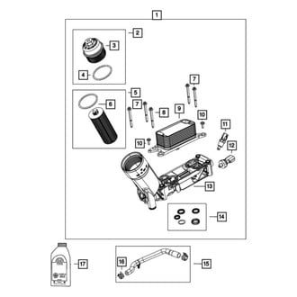 Mopar® - Oil Cooler Hose