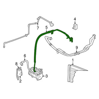 Mopar® - A/C Refrigerant Suction Hose