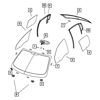 Mopar® - 30 Lite Glass Windshield