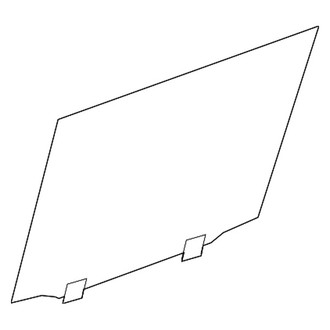 Chrysler OE - Left Sliding Door Glass