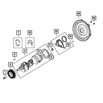 Mopar® - Clutch Flywheel