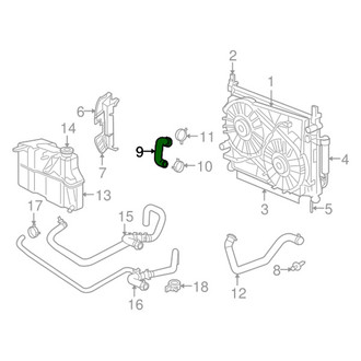Mopar® - Engine Coolant Radiator Hose