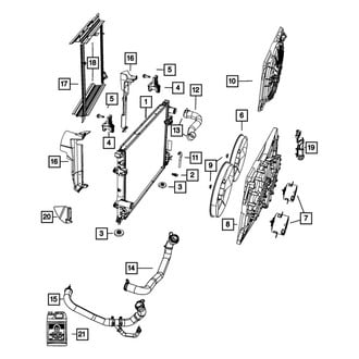 Dodge OE - Upper Radiator Coolant Hose