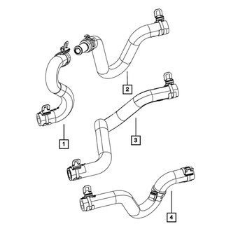 Mopar® - HVAC Heater Hose
