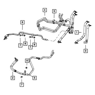 Mopar® - HVAC Heater Hose