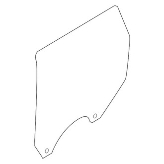 Dodge OE - Rear Right Door Glass
