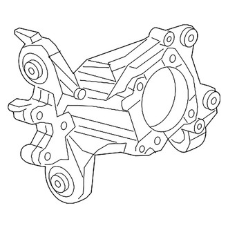 Jeep OE - Rear Left Suspension Knuckle