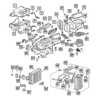 Mopar® - HVAC Heater Hose Outlet Tube Seal Kit
