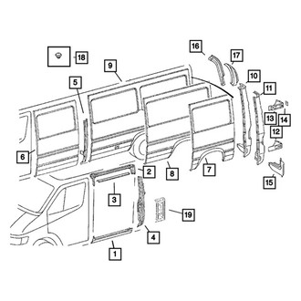 Mopar® - Outer Driver Side Quarter Panel