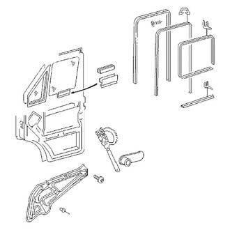 Mopar® - Power Window Regulator without Motor