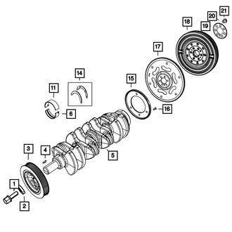 Mopar® - Clutch Flywheel