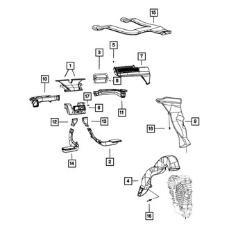 Mopar® - Air Distribution Duct